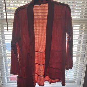 Simply Southern Women's Red Open Cardigan
